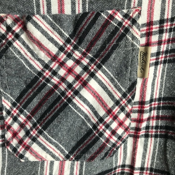 Woolrich Flannel Shirt Large Front Pocket 100% Cot - Picture 3 of 8